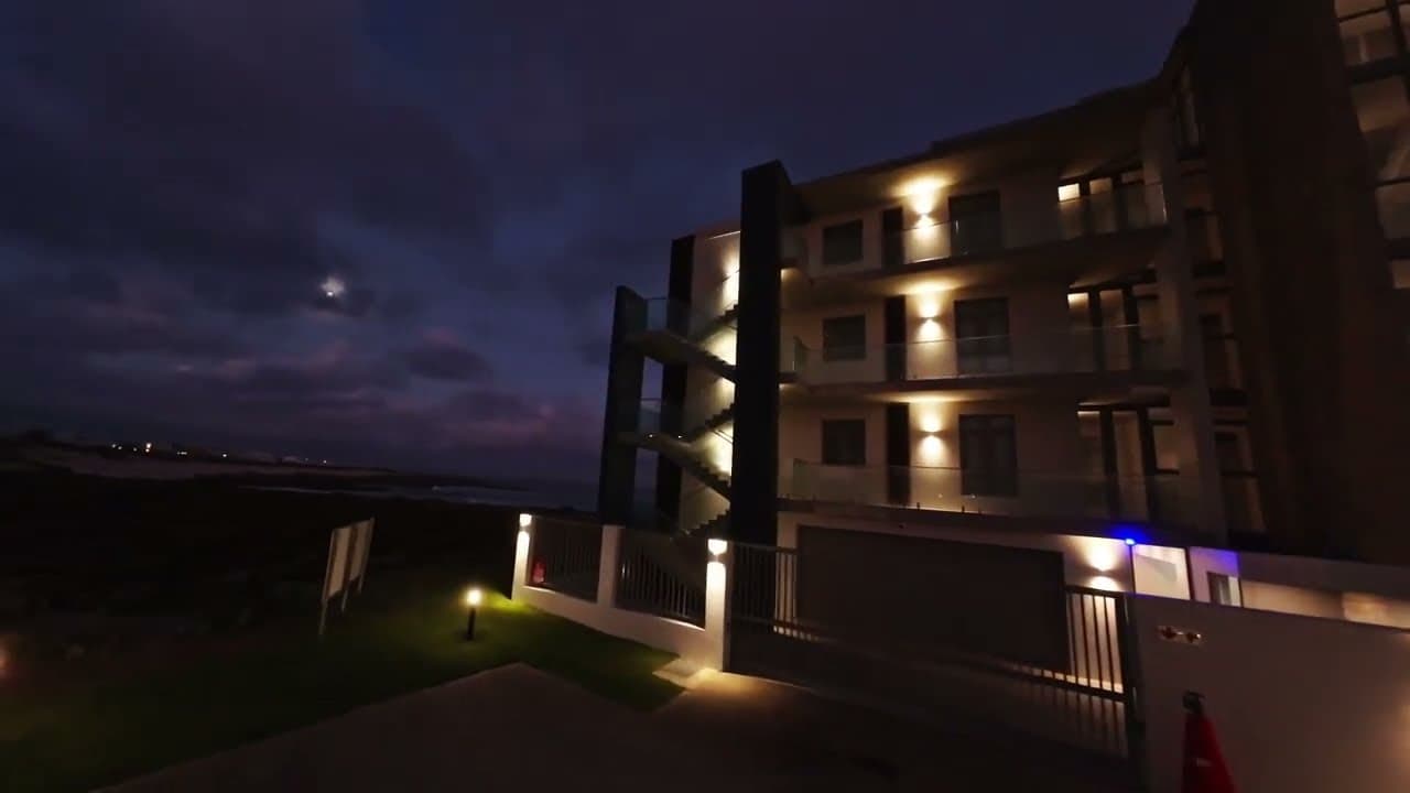 Marine2 At Full Moon in Struisbaai (FPV Apartments Tour)