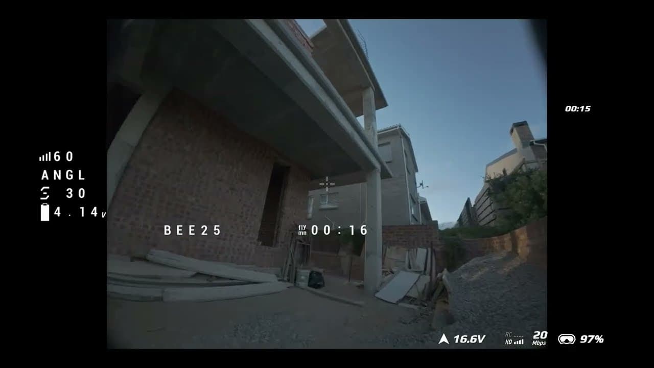 FPV Indoors Real Estate Training At A Construction Site